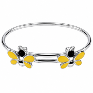Kids-Bracelet-Yellow-butterfly-white-bg
